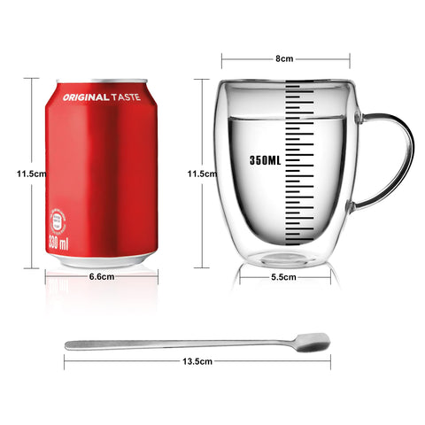 LIBWYS dishwasher-safe borosilicate cups simplify cleaning after daily use.