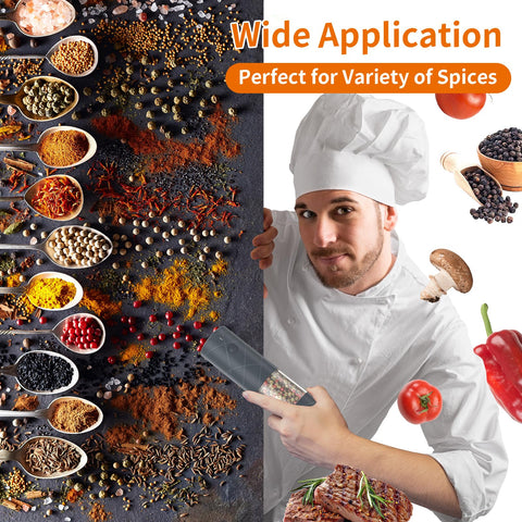 Lidaop transparent PMMA container shows remaining spices at a glance