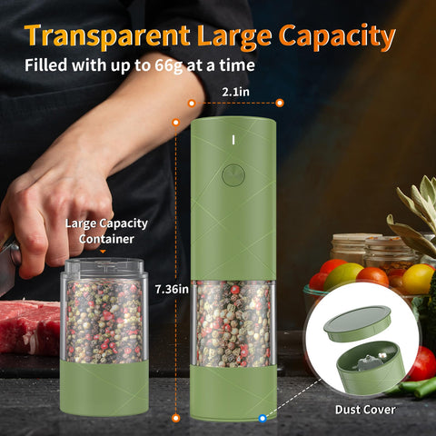 Lidaop kitchen gift-ready box includes two grinders and chargers