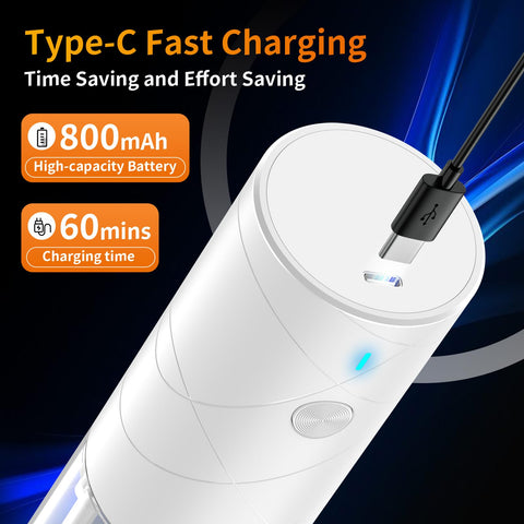 Lidaop setup includes USB-C charging cable for quick recharges.