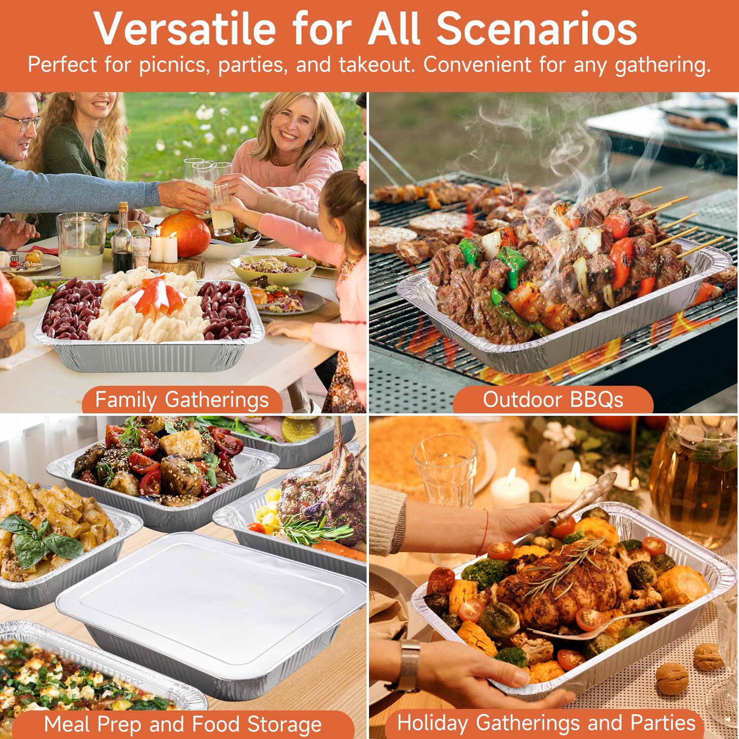 Lideropa 30-pack provides ample pans for large gatherings.