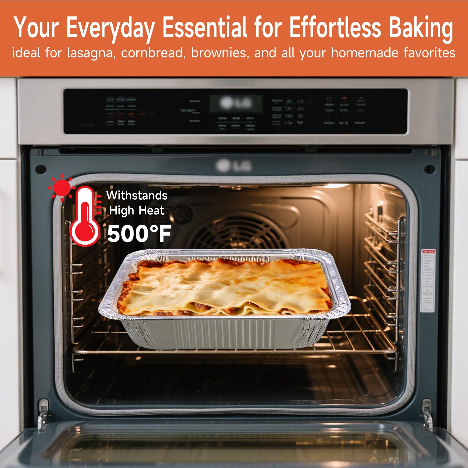 Lideropa grill-safe aluminum pan for outdoor cooking.