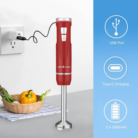 Liebe&Lecker stainless steel body designed for durable, precise blending.