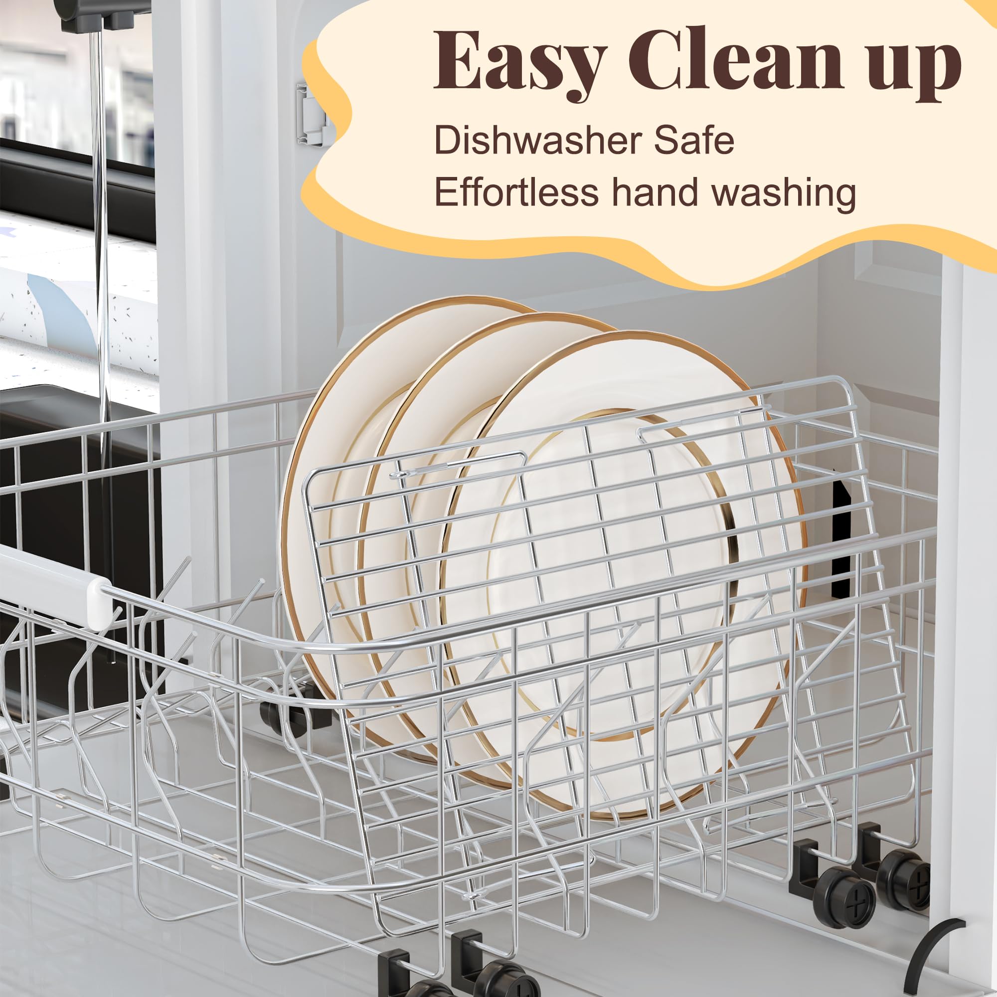 LIEMAND 10x16-inch rack fits standard half-sheet pans for versatile cooling.