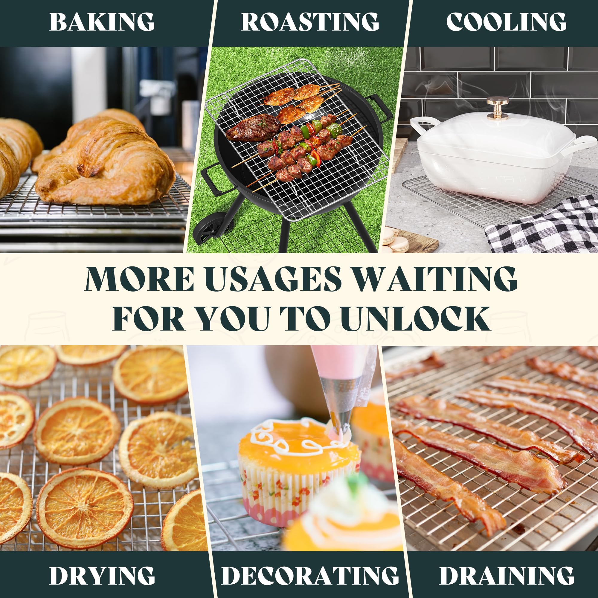 LIEMAND set of two cooling racks offers value for batch cooking