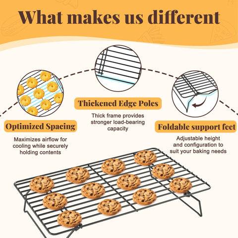 LIEMAND oven-safe bacon rack for roasting and grilling