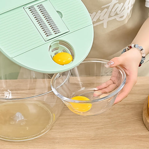 Lienffy salad spinner egg yolk separator showing quick separation