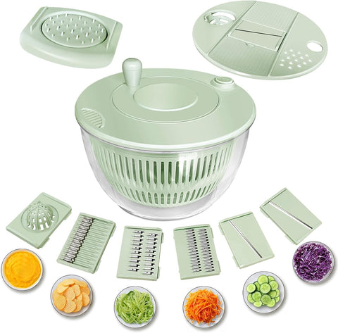 Lienffy salad spinner non-slip base stabilizing on countertop
