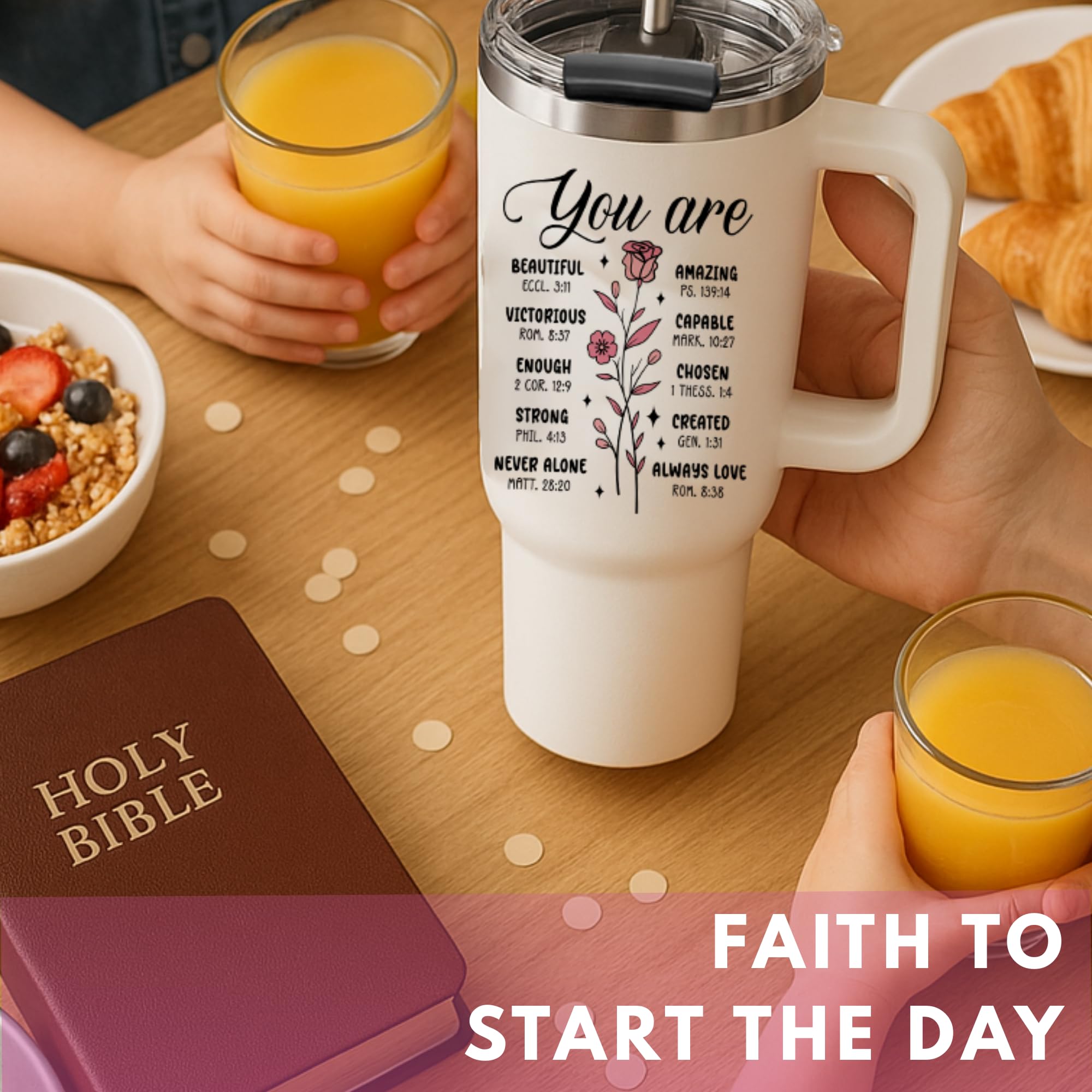 LIERIE8888 Faith Tumbler gift packaging enhances gifting appeal for loved ones.