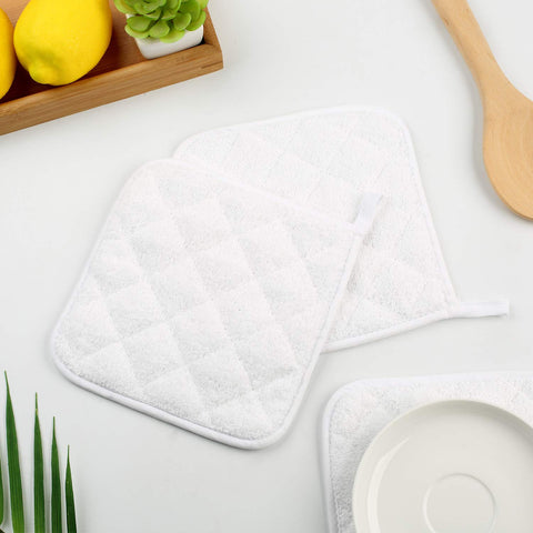 Lifaith machine washable pot holder stays clean with cold water cycle