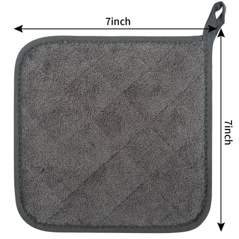 Lifaith cotton pot holder with heat-resistant silverstone lining for baking safety.