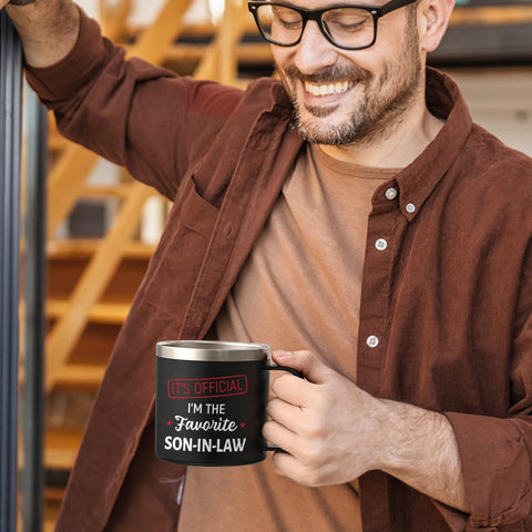 Lifecapido 14 oz stainless steel mug for everyday beverages.