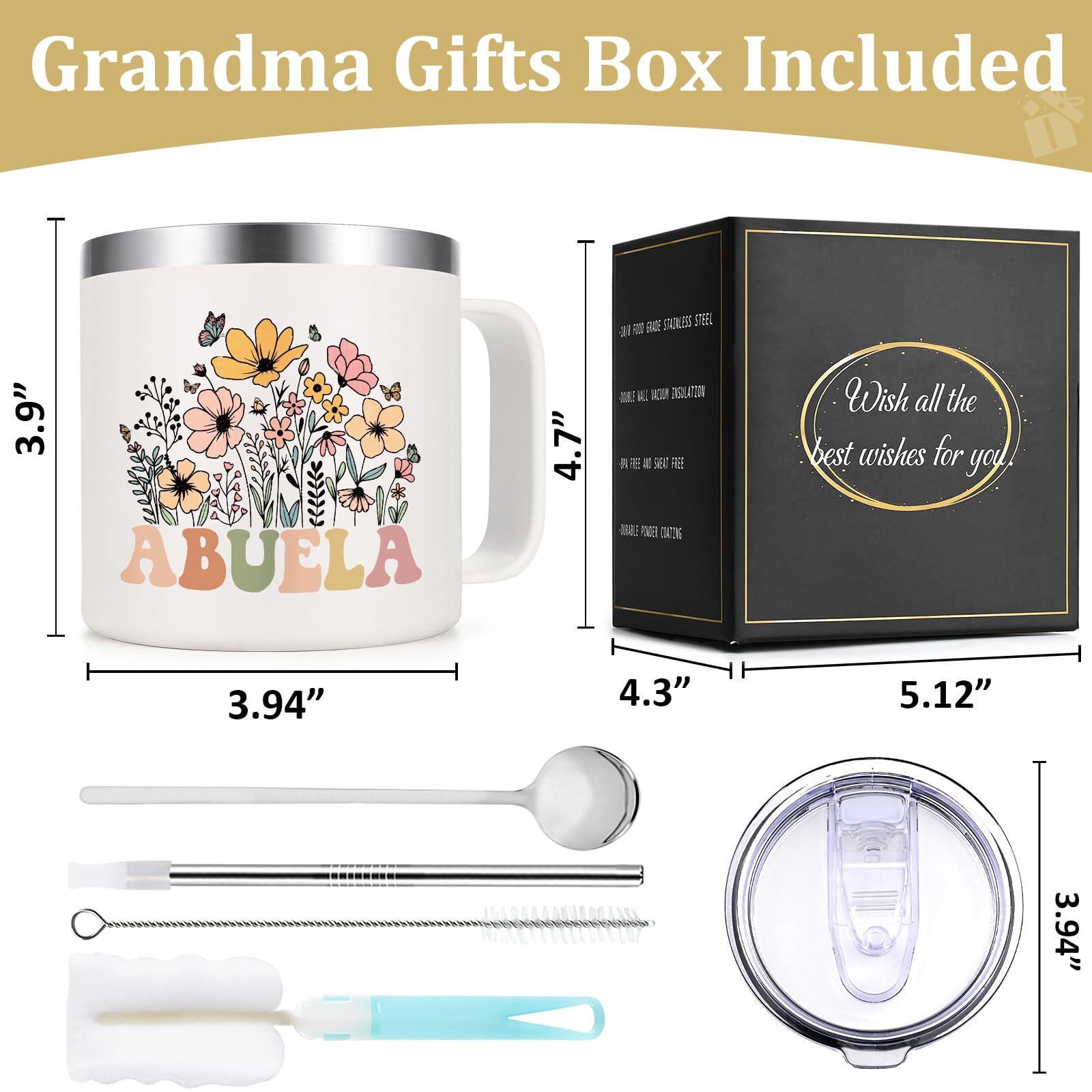 Lifecapido Abuela 14oz mug open-mouth design simplifies refills