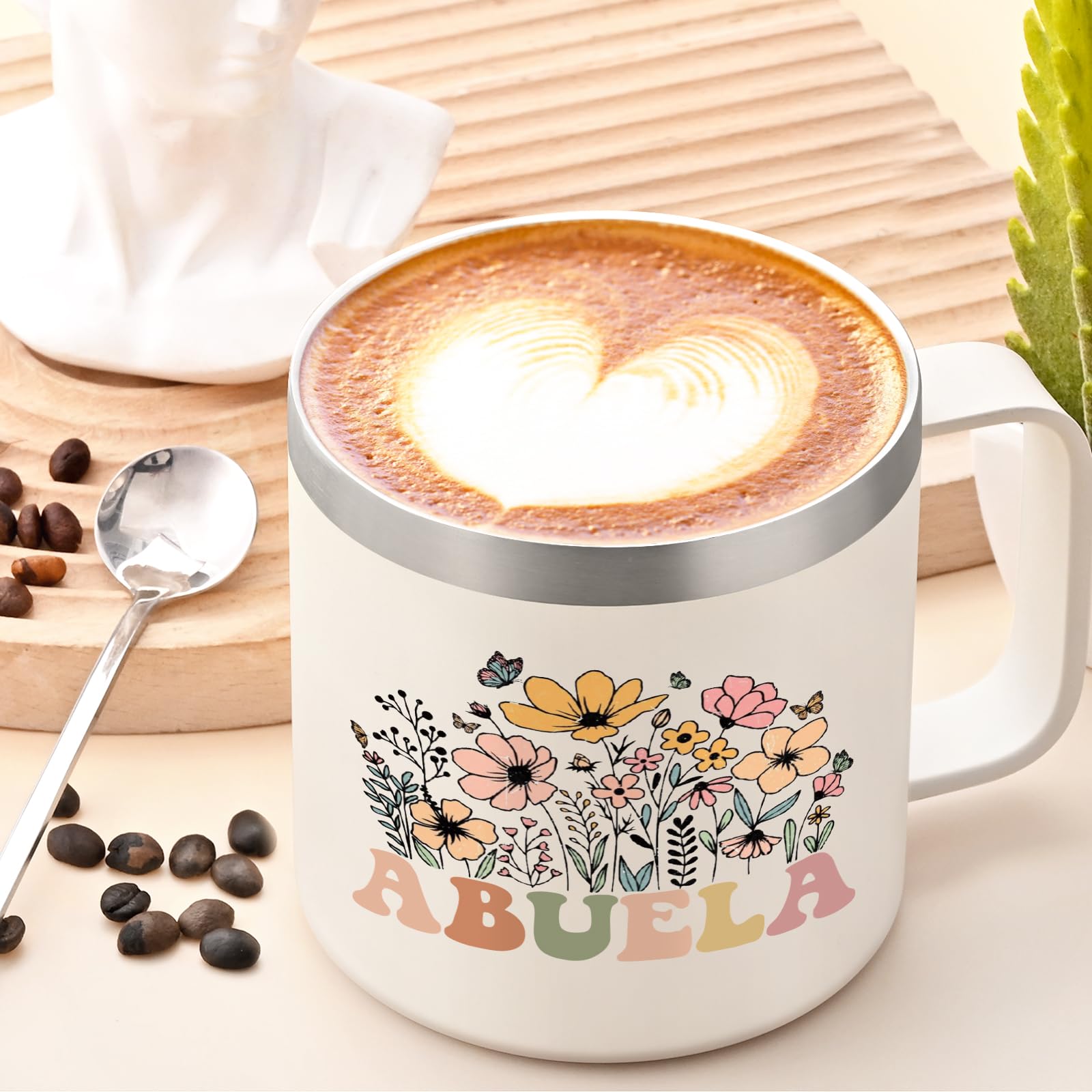 Lifecapido Abuela ergonomic-handle mug for comfortable daily use