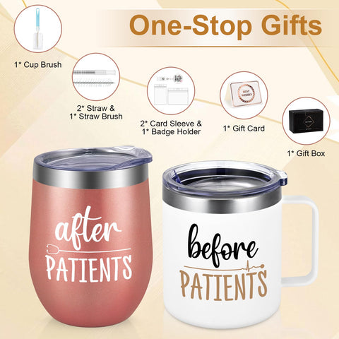 Lifecapido After Patients wine tumbler keeps wine cool after a shift.