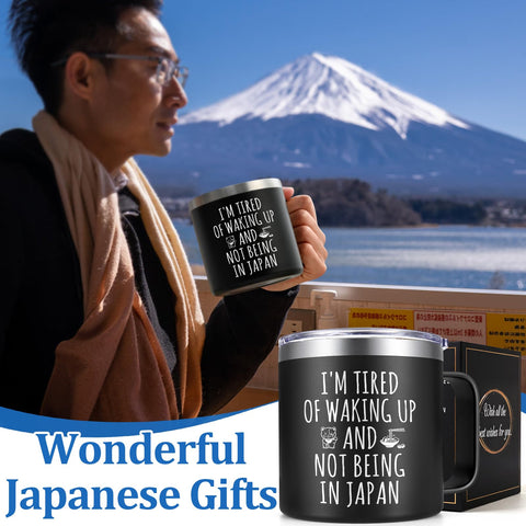 Lifecapido Japanese Gits mug stainless steel material for durable daily use.
