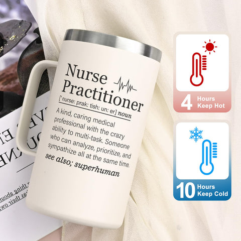 Lifecapido NP mug with insulated lid for temp control