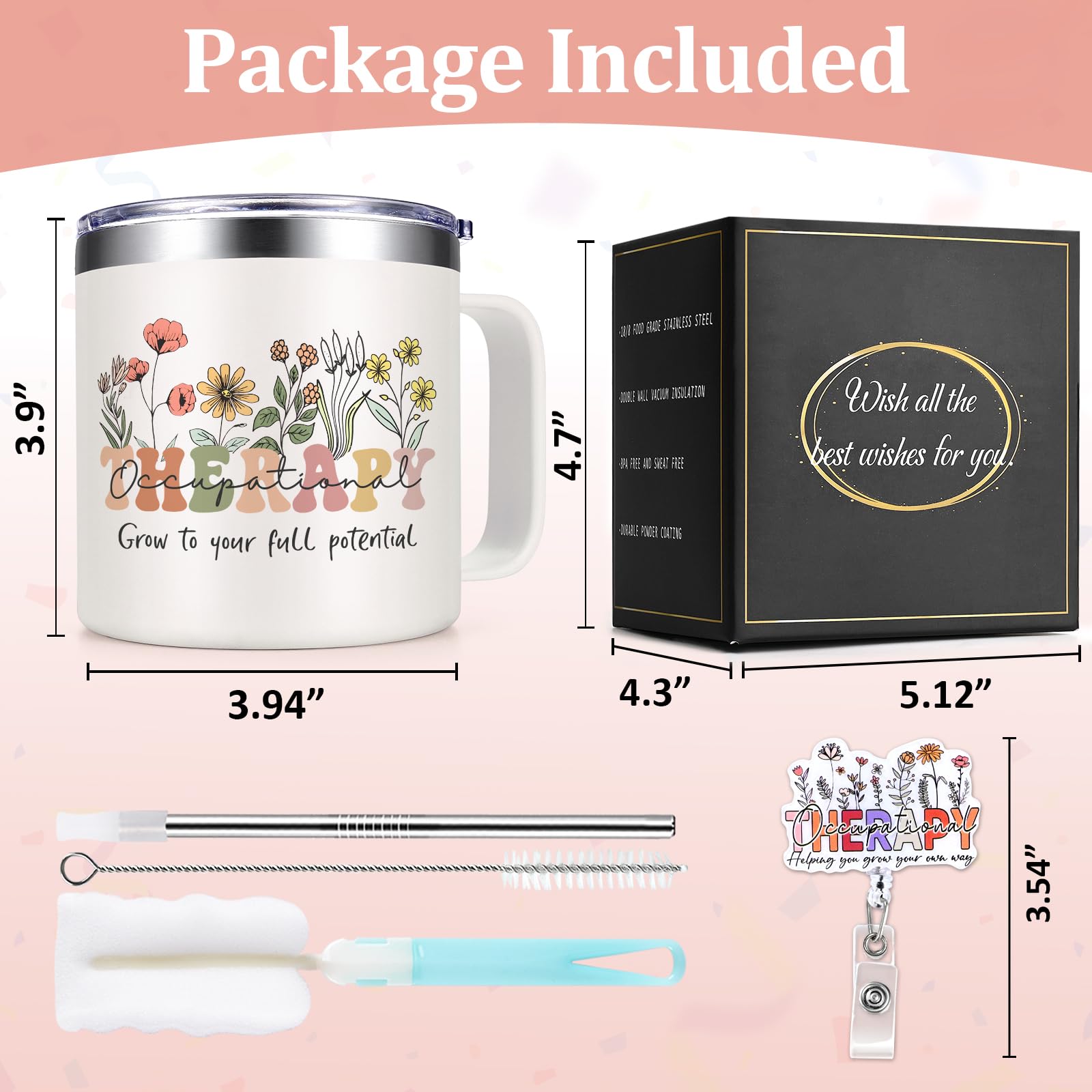 Lifecapido OT mug gift set offers a thoughtful therapist tribute.