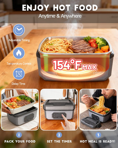 Lifecreek rechargeable lunch warmer ideal for office or travel