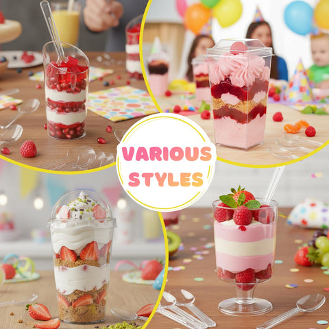 Stemmed LifeIdeas 4 oz dessert cups elevating dessert presentation