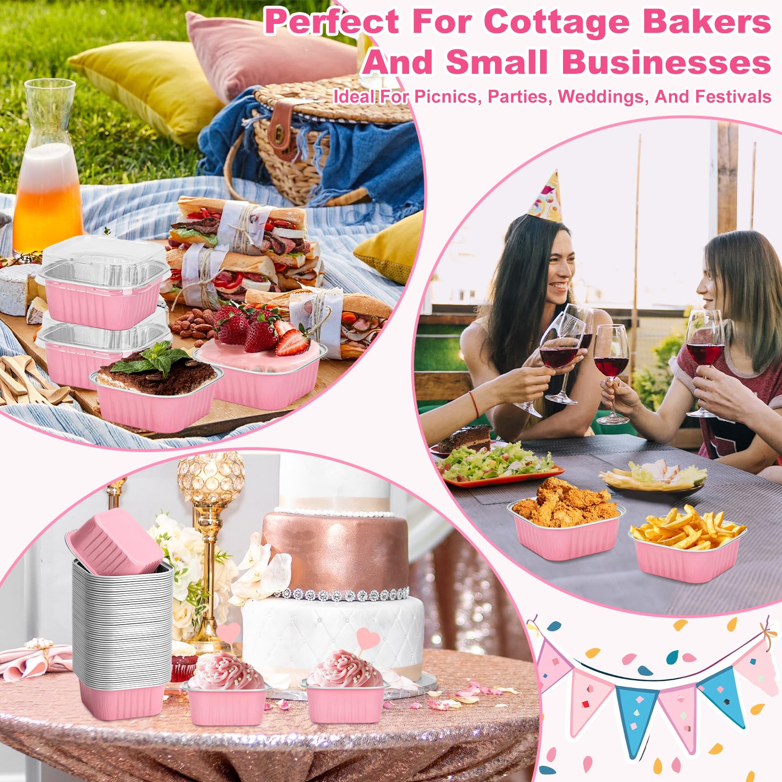 LifeisLuck disposable pans save time and reduce cleanup