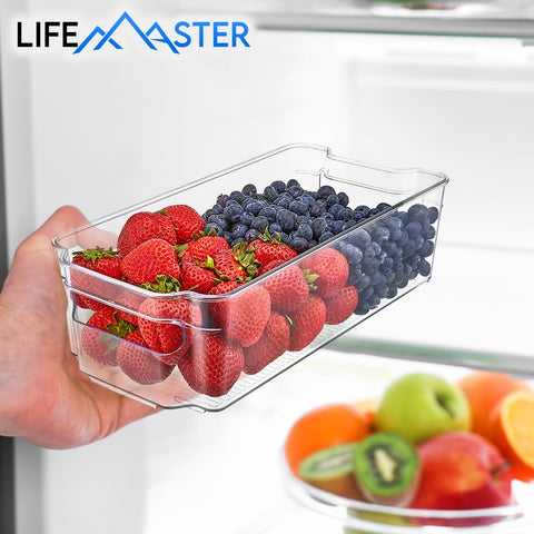 Lifemaster lower cabinet friendly height bin designed for easy reach.