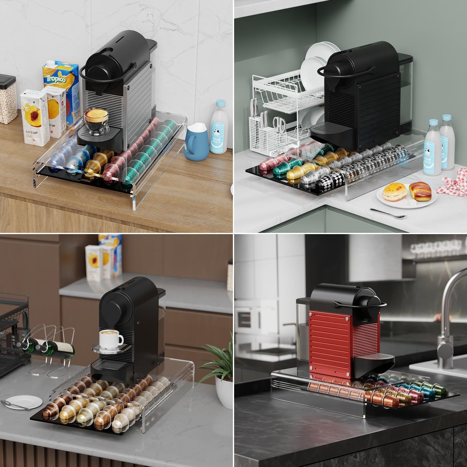 LifeMoreasy rails and placement plate enable smooth drawer operation