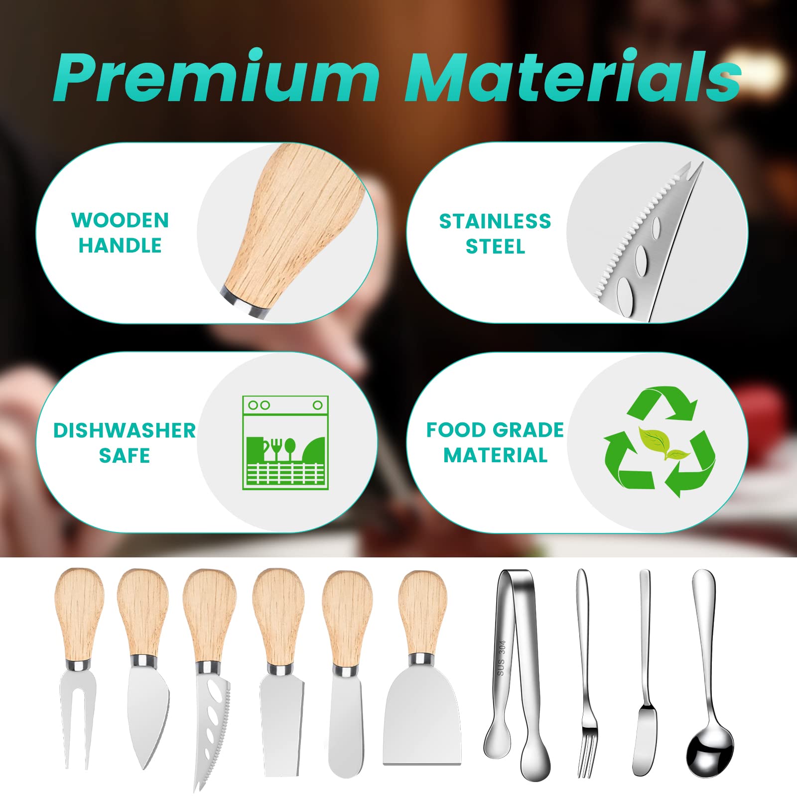LifeMusican mini utensils include spoons, forks, and tongs for versatile serving.