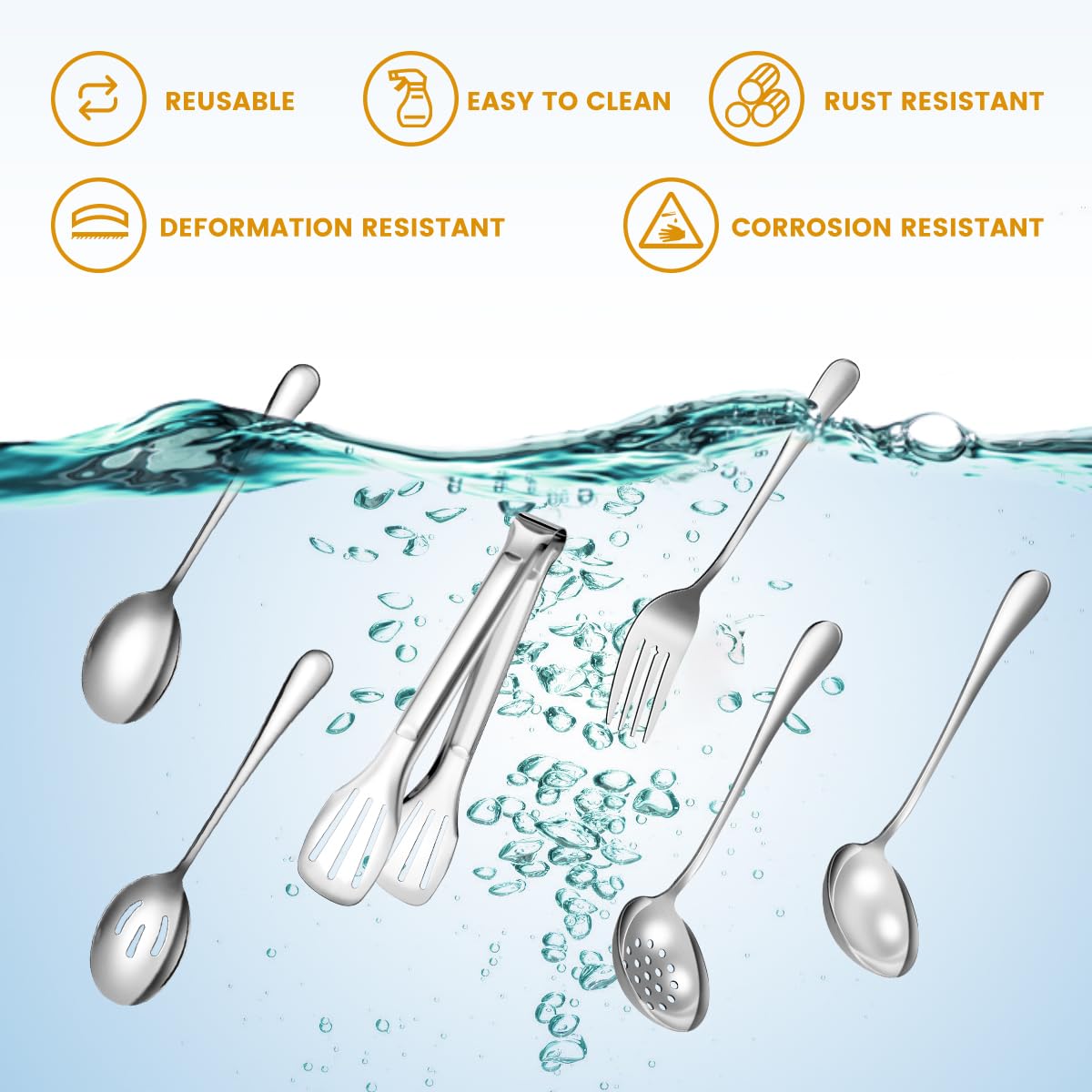LifeMusican serving forks provide reliable grip for lifting and portioning.