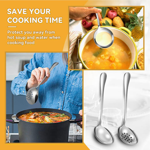 LifeMusican soup spoon delivers generous servings with comfortable grip.