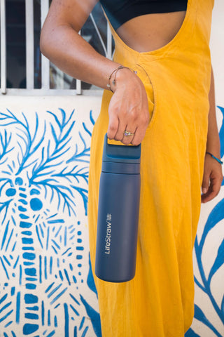 LifeStraw Go removes microplastics for clearer water from rivers or taps.
