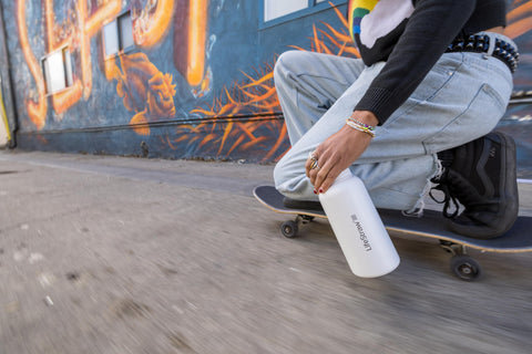 LifeStraw Go packaging and care, highlights eco-friendly reusable bottle benefits.