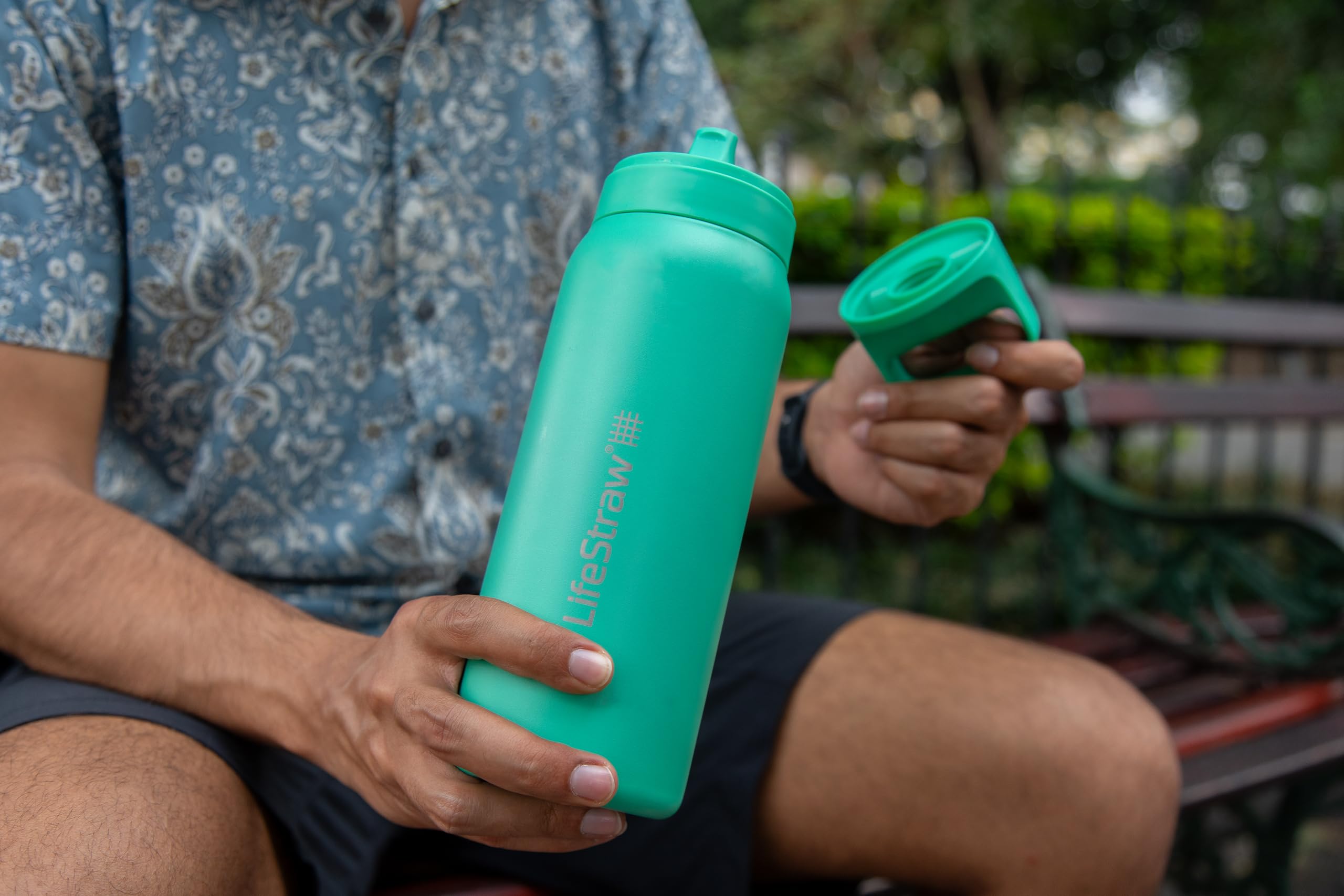 LifeStraw Go Series eco-friendly design reduces single-use plastic.
