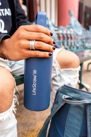 Eco-friendly LifeStraw Go Series, a sustainable hydration choice.