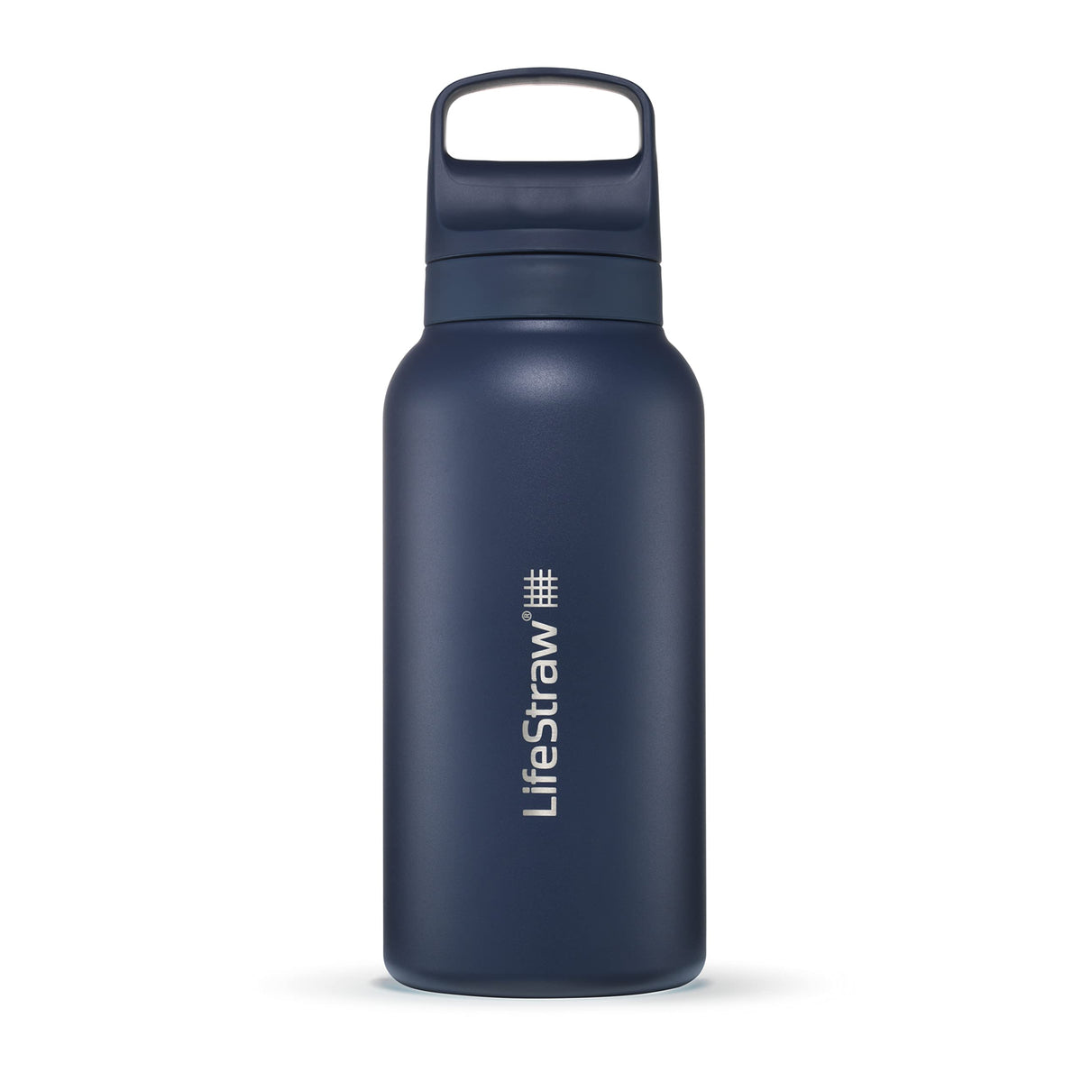 LifeStraw Go Series insulated bottle pouring water on the go