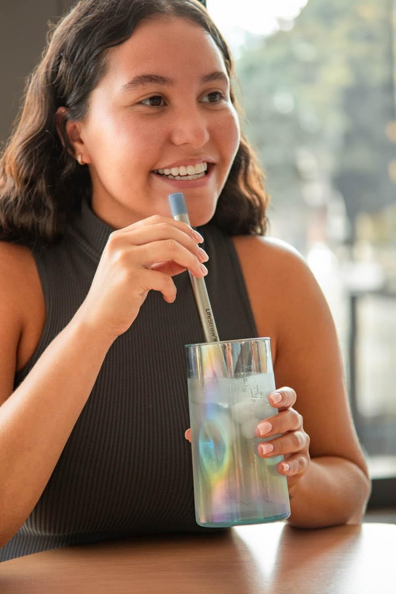 LifeStraw Sip silicone mouthpiece for comfortable sipping.