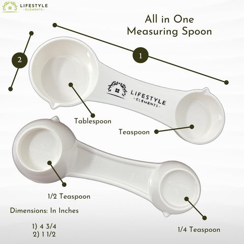 Lifestyle Elements durable ABS plastic spoons resisting warping during busy cooking