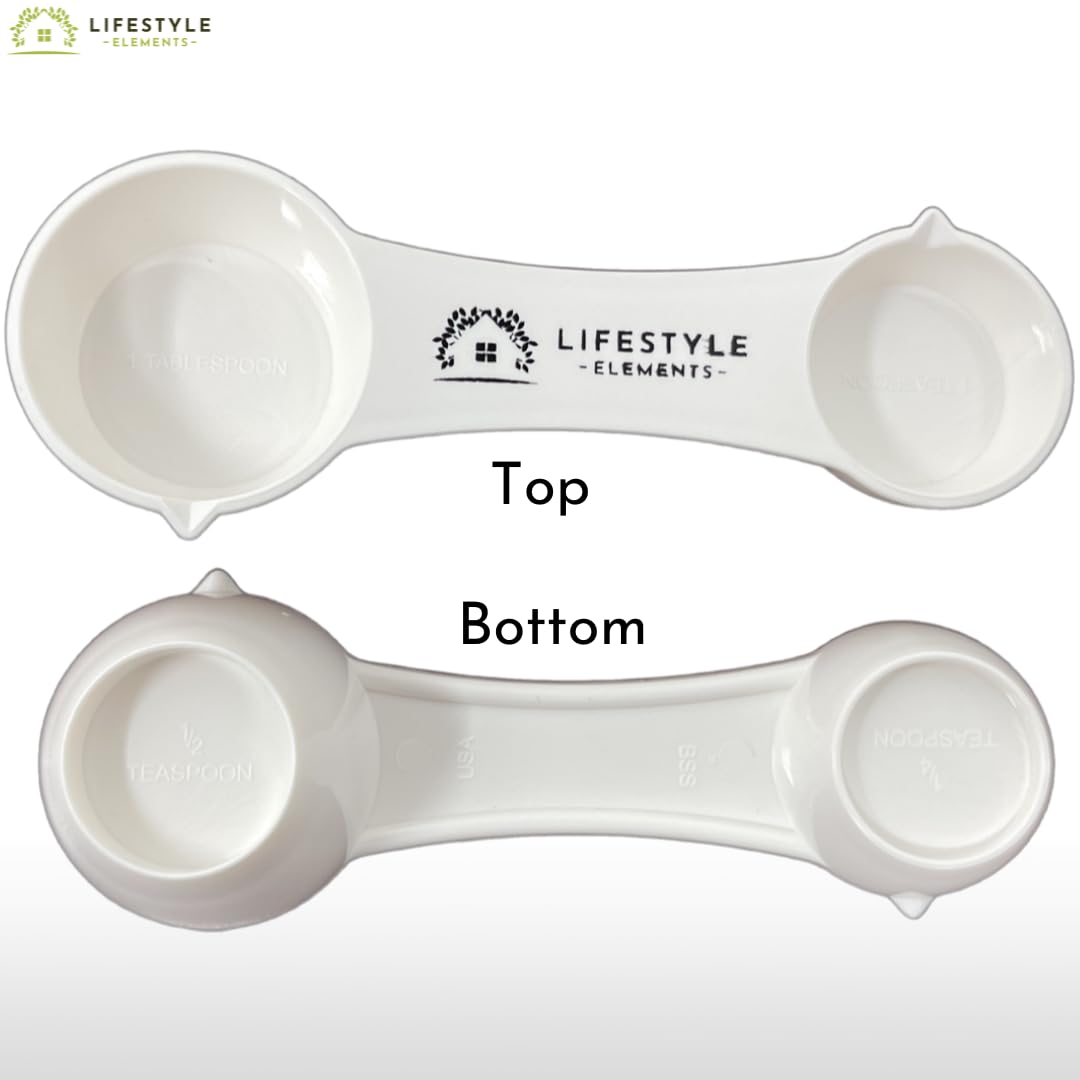 Lifestyle Elements half-teaspoon and quarter-teaspoon spoons ready for precise seasoning