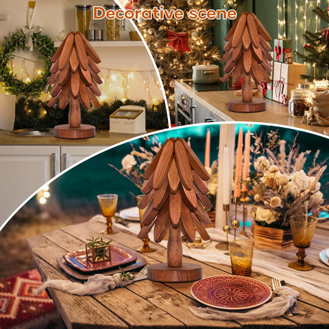 LIFETOWE tree trivet in use under hot pot to protect countertops.