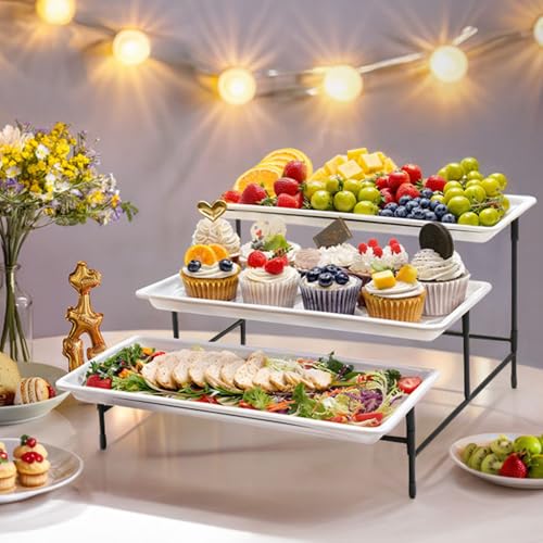 Lifewit stackable trays saving space when not in use