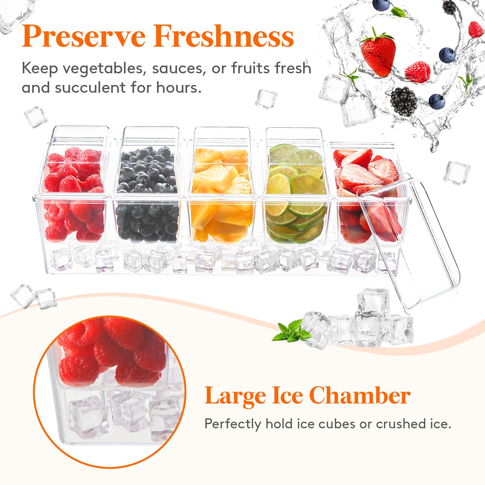 Lifewit five removable lids for easy access.