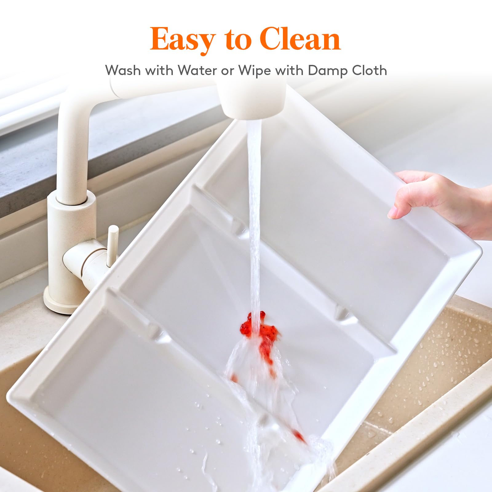 Lifewit BPA-free food-grade material, safe for everyday serving.