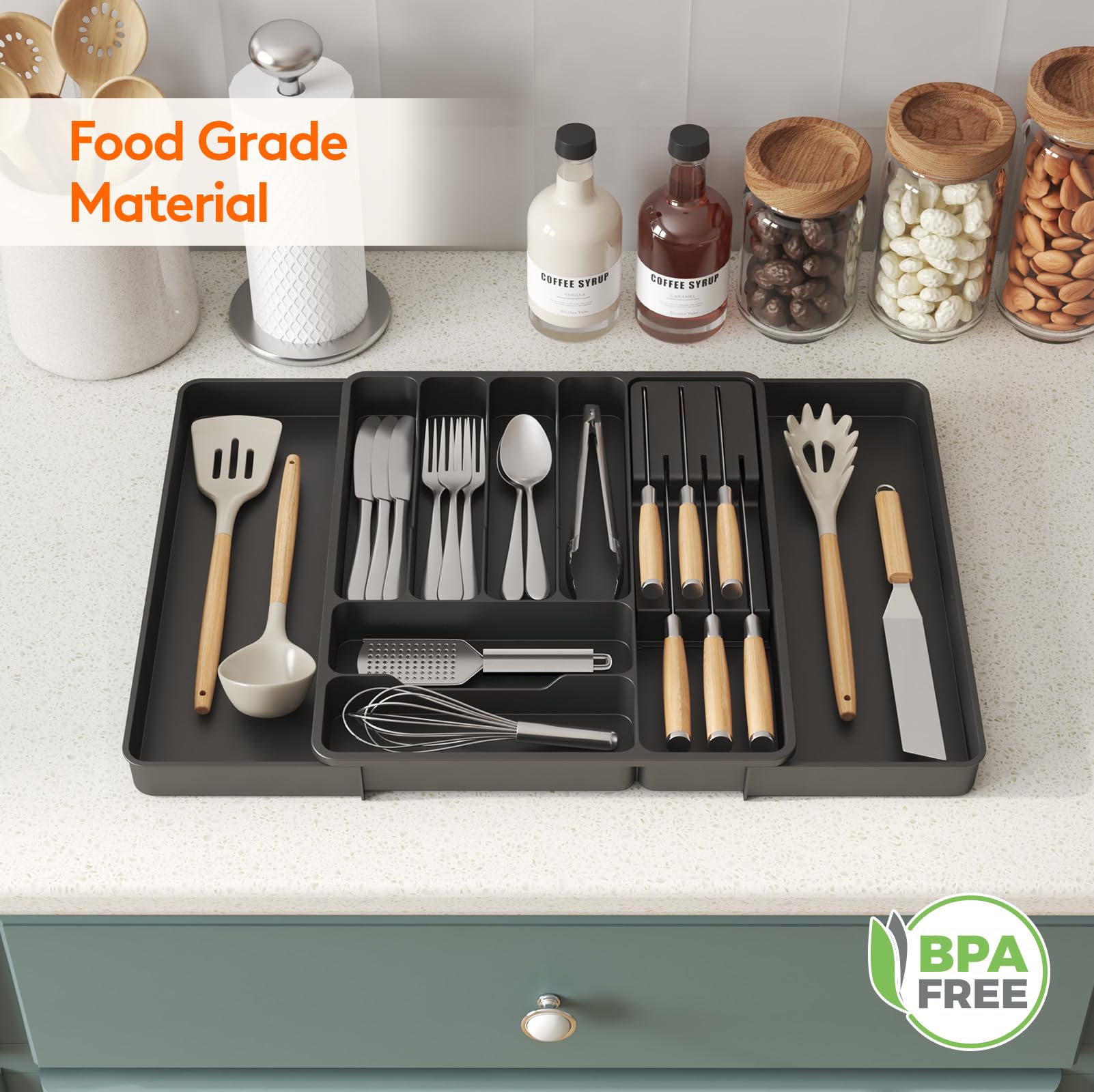 Lifewit BPA-free material offers a durable, food-safe storage solution.