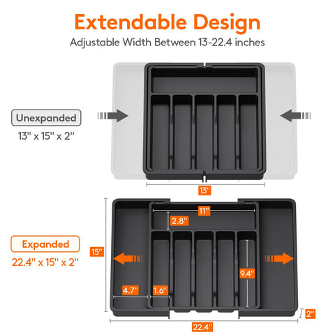 Lifewit BPA free PP material ensures safe, durable kitchen organization.