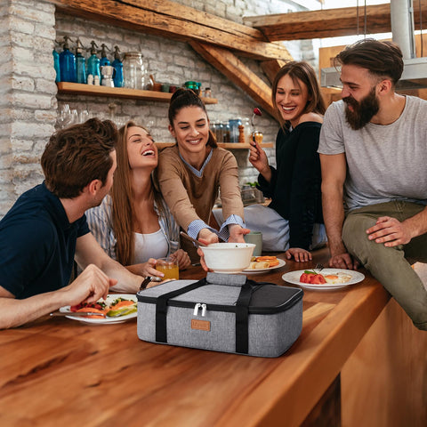 Durable waterproof 600D fabric of Lifewit casserole carrier