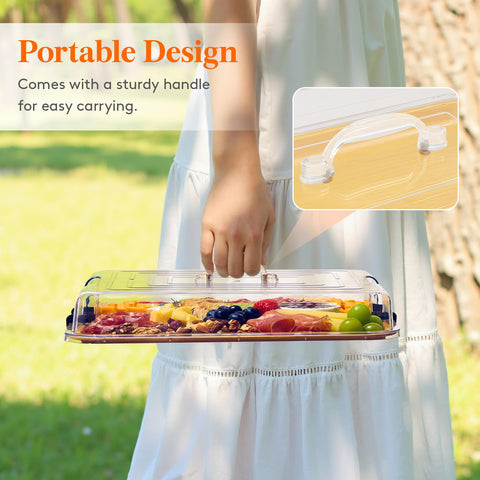Lifewit PET lid helps keep snacks dust-free and fresh.