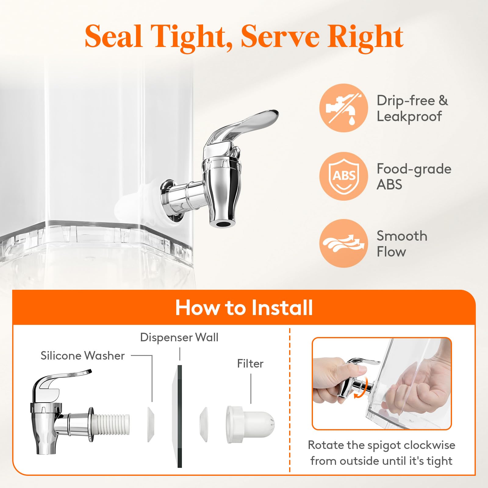 Lifewit clear design lets you monitor drink levels at a glance