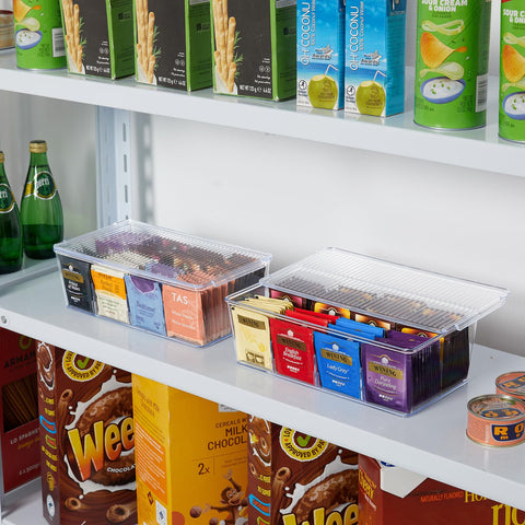 Lifewit clear, durable material keeps items visible and protected