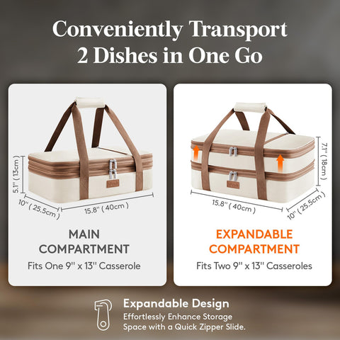Lifewit cream expanded-top design shown, fits larger 11x15 baking dishes