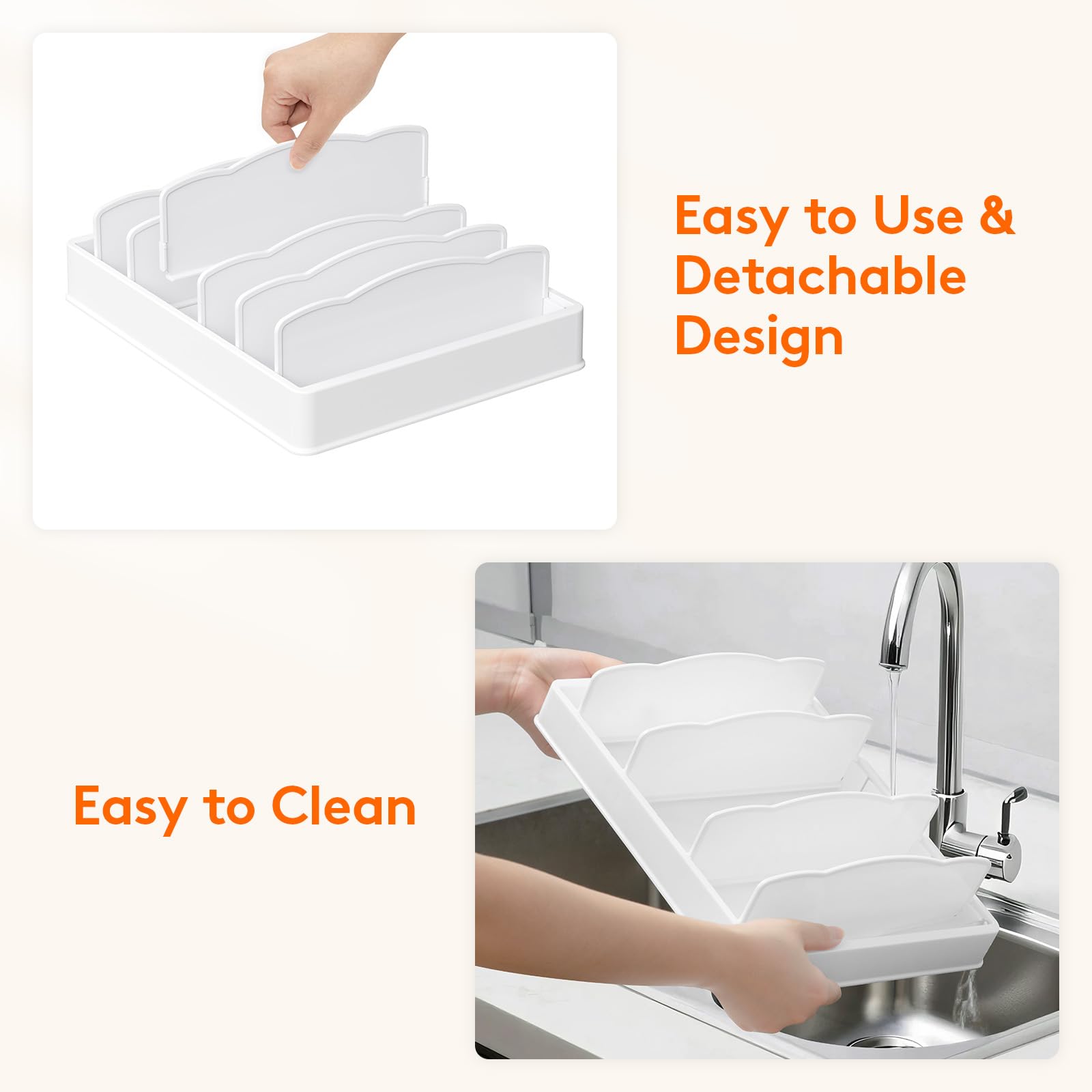 Lifewit dimension fits 10x13 inch spaces in cabinets or drawers.